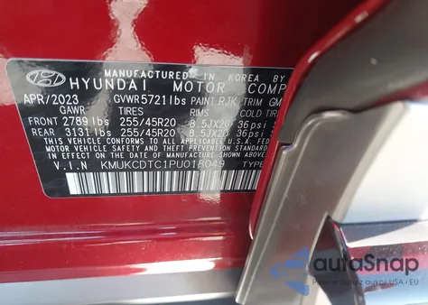 2023 Genesis Gv60 Advanced Awd z USA, uszkodzony, nr VIN KMUKCDTC1PU018049